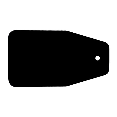 Blank Key Tag Shape CM