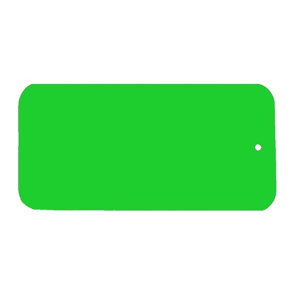 Blank Key Tag Shape DM