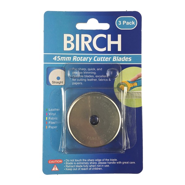Birch Pack 3 Spare Stainless Steel Blades For...