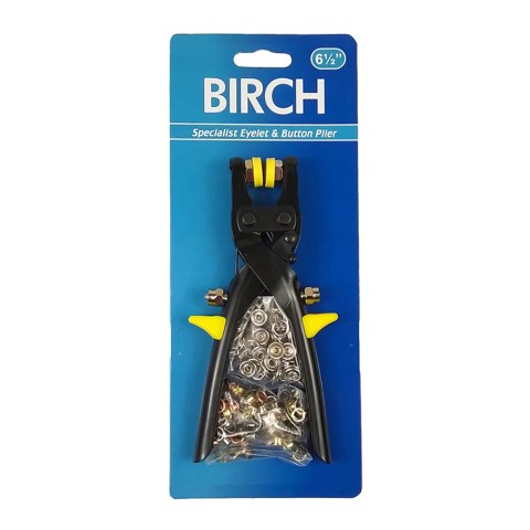Birch Eyelet & Button Repair Kit Includes Pliers & Fixings