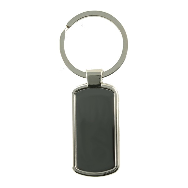 Long Straight Metal Bar Keyring With Engraving...