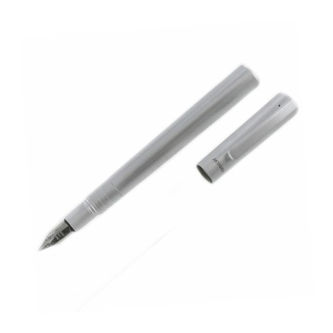 Grand Libra Fountain Pen Satin Silver Finish In Box