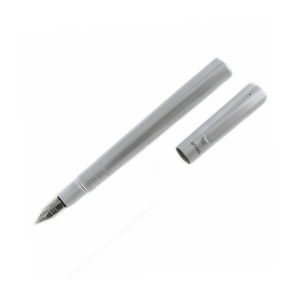 Grand Libra Fountain Pen Satin Silver Finish In...