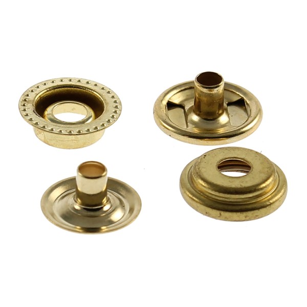 Duradot Brass Snap Fasteners 15mm. Pack Of 100...