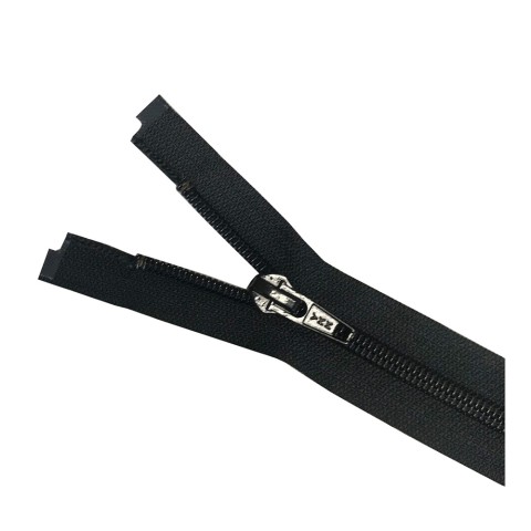 YKK Nylon Zip No. 8 Open End Black
