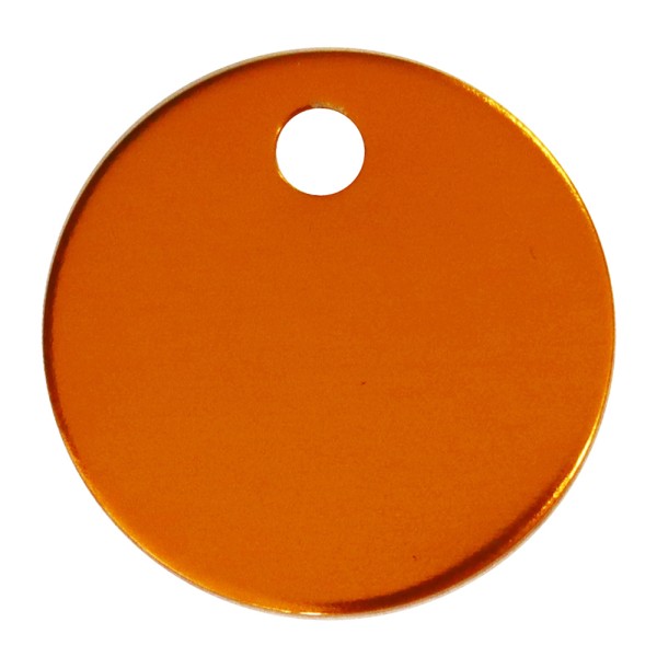 Aluminium Pet Tag Round Disc 20mm