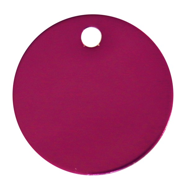 Aluminium Pet Tag Round Disc 20mm