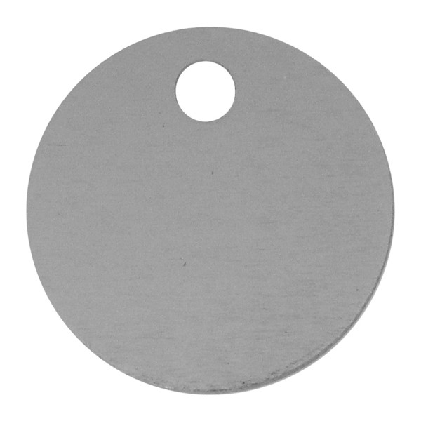 Aluminium Pet Tag Round Disc 20mm