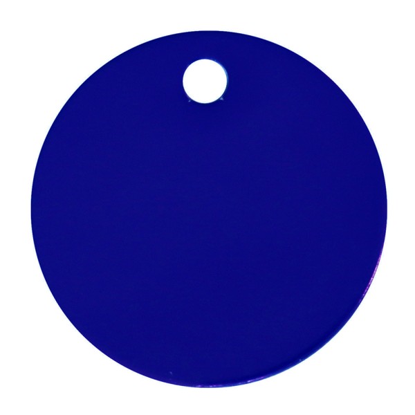 Aluminium Pet Tag Round Disc 25mm