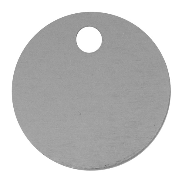 Aluminium Pet Tag Round Disc 25mm