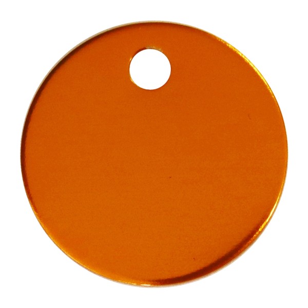 Aluminium Pet Tag Round Disc 30mm