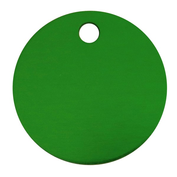 Aluminium Pet Tag Round Disc 30mm