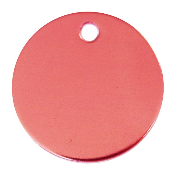 Aluminium Pet Tag Round Disc 30mm