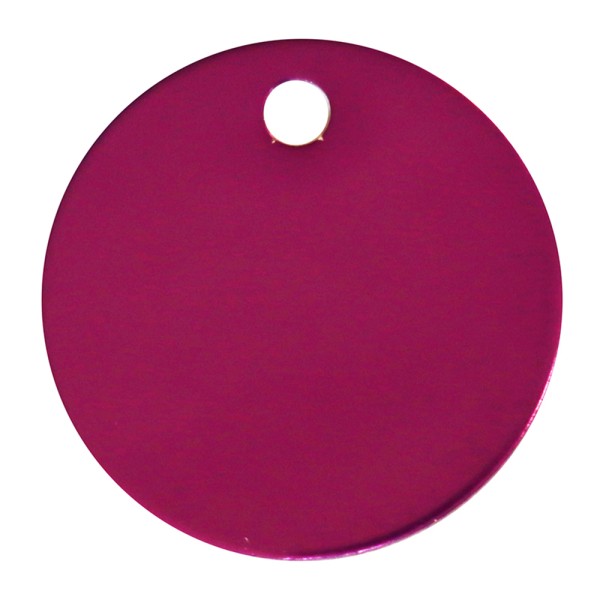 Aluminium Pet Tag Round Disc 30mm