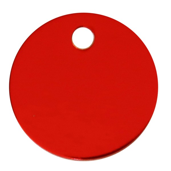Aluminium Pet Tag Round Disc 30mm