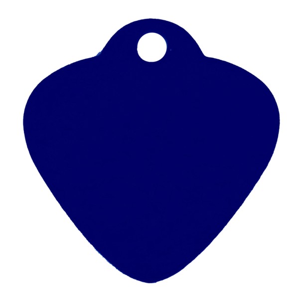 Aluminium Pet Tag Heart Shape with Hole Mount...