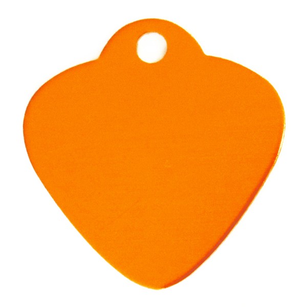 Aluminium Pet Tag Heart Shape with Hole Mount...