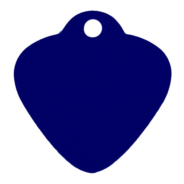 Aluminium Pet Tag Heart Shape with Hole Mount...