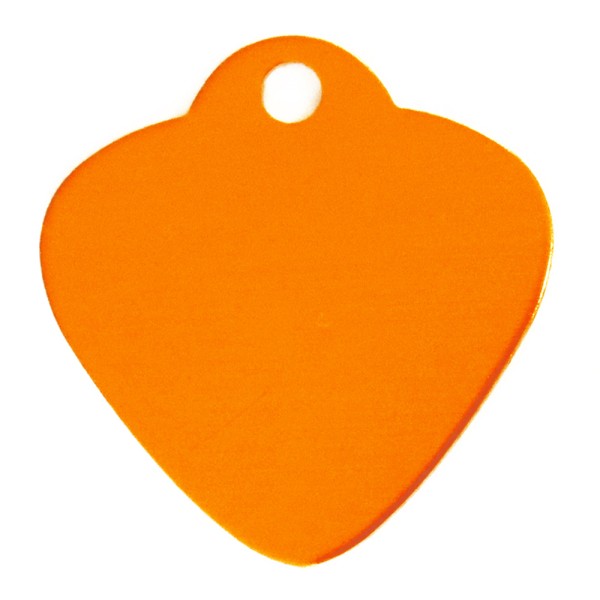 Aluminium Pet Tag Heart Shape with Hole Mount...