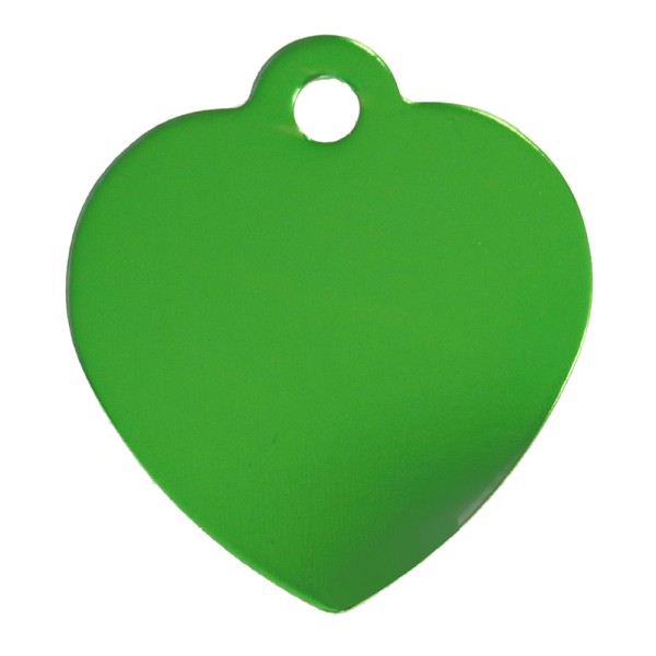Aluminium Pet Tag Heart Shape with Hole Mount...