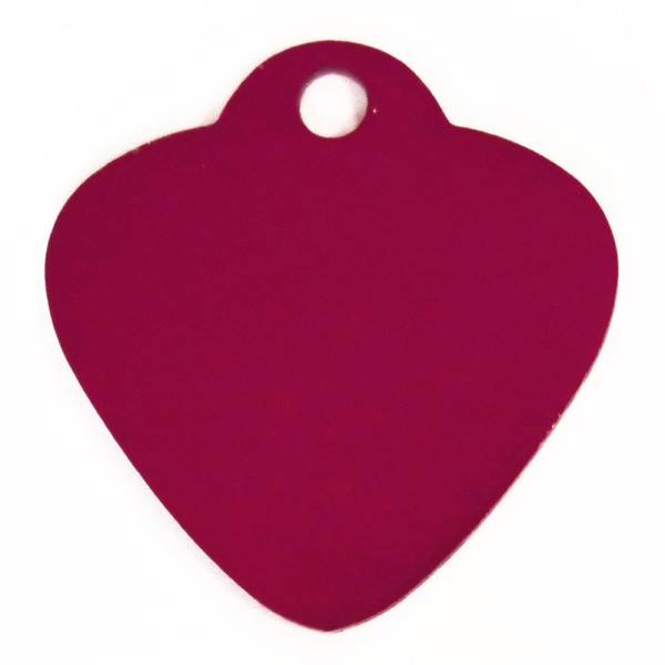 Aluminium Pet Tag Heart Shape with Hole Mount...