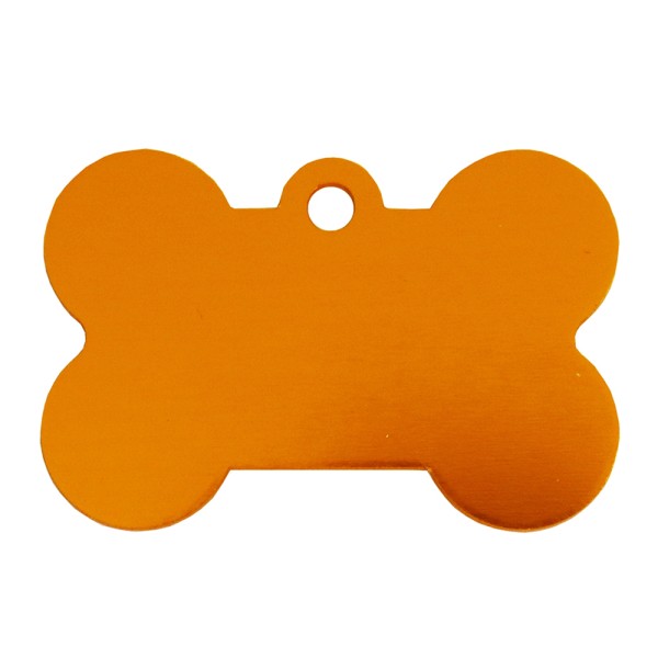 Aluminium Pet Tag Medium Bone 30 x 20mm