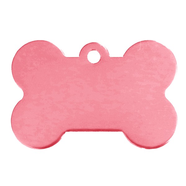 Aluminium Pet Tag Medium Bone 30 x 20mm