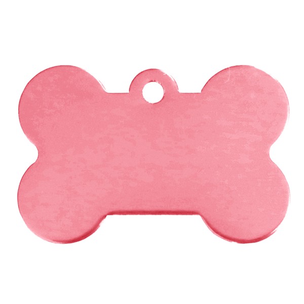 Aluminium Pet Tag Large Bone 38 x 25mm