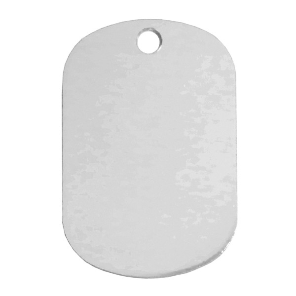 Aluminium ID Tags 50 x 28mm