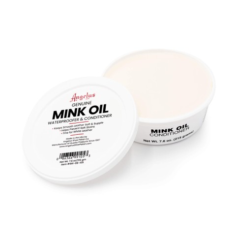 Angelus Mink Oil in a Plastic Tub 8 oz