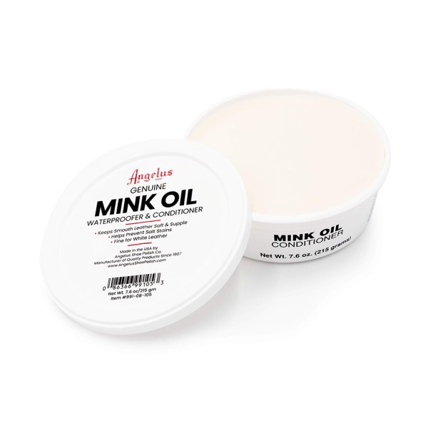Angelus Mink Oil in a Plastic Tub 8 oz