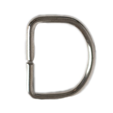 Metal D-Rings with Nickel Finish