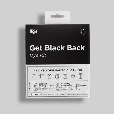 Rit Dye Get Black Back Dye Kit