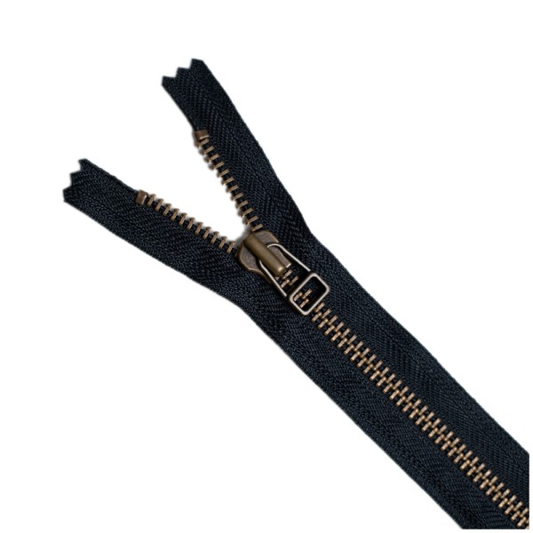 YKK Antique Brass No 8 Closed End Zip with...