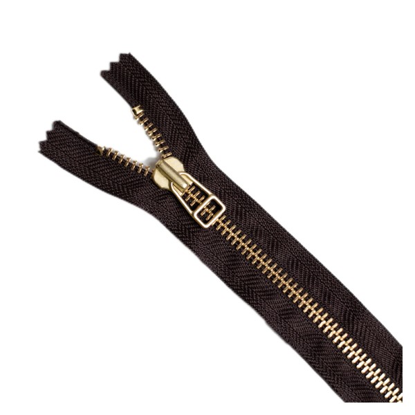YKK Golden Brass No 8 Closed End Zip with...