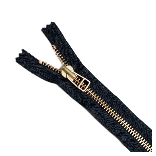 YKK Golden Brass No 8 Closed End Zip with...