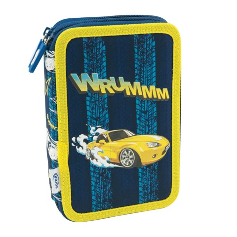Spree "Wrumm Cars" Double Decker Pencil Case (fully loaded)