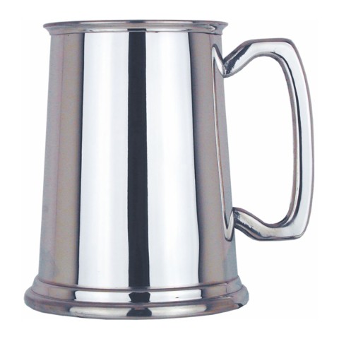 Plain Straight - One Pint Pewter Tankard