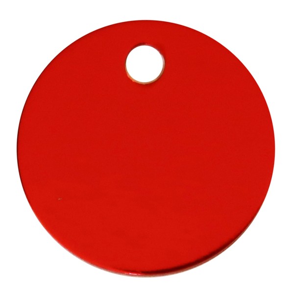 Aluminium Pet Tag Round Disc 20mm