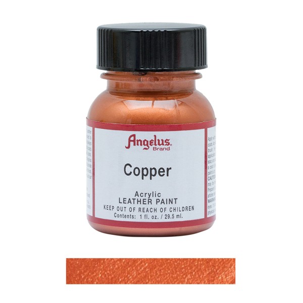 Angelus Metallic Acrylic Leather Paint Bottle