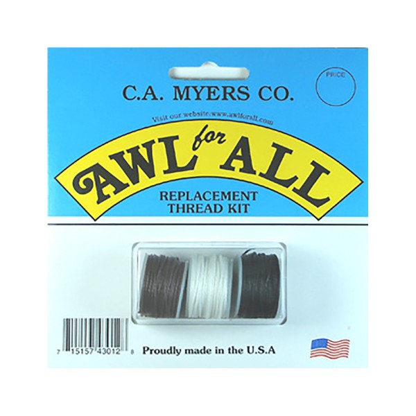 Myers Awl For All Waxed Thread 3 Spool Pack