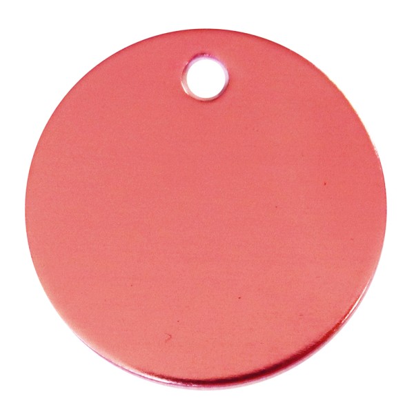 Aluminium Pet Tag Round Disc 40mm