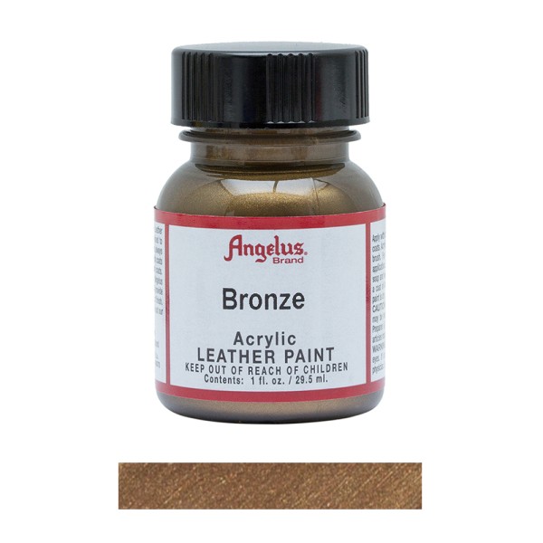 Angelus Metallic Acrylic Leather Paint Bottle