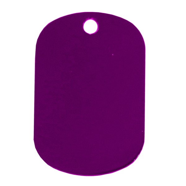 Aluminium ID Tags 50 x 28mm